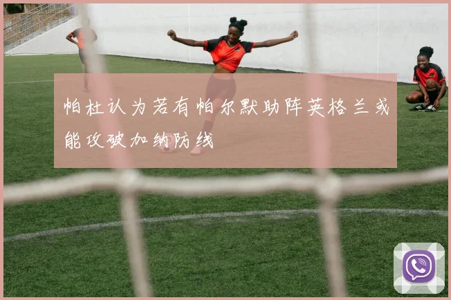 帕杜认为若有帕尔默助阵英格兰或能攻破加纳防线